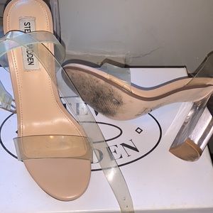 COPY - Steve madden nude clear Heels